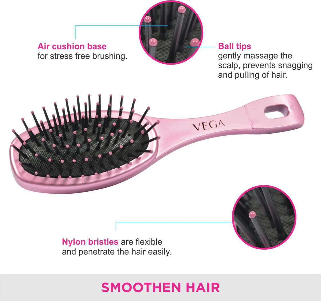Vega Mini Flat Hair Brush (R1-Mb)-4