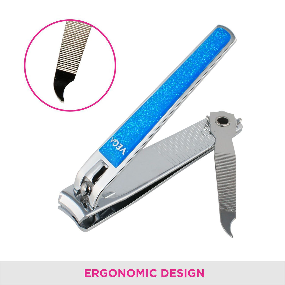 Vega Nail Clipper Lnc-02 (Colour May Vary)-3