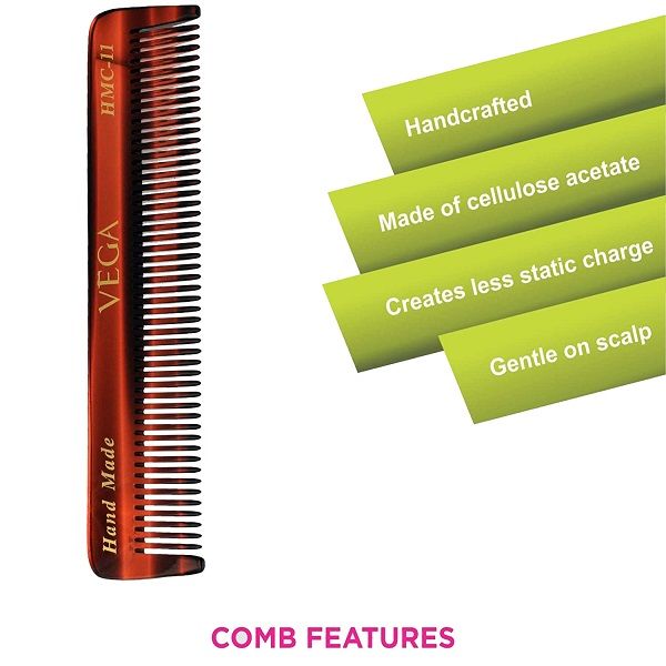 Vega Pocket Handcrafted Comb (Hmc-11)-5