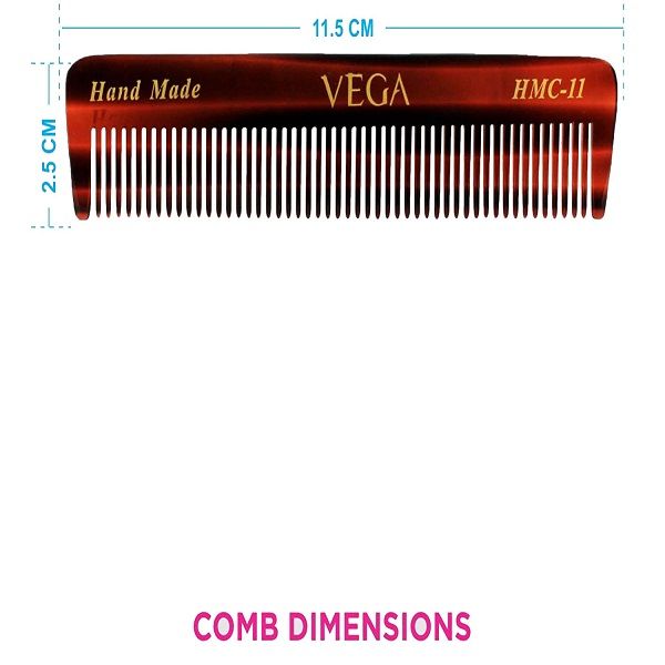 Vega Pocket Handcrafted Comb (Hmc-11)-7