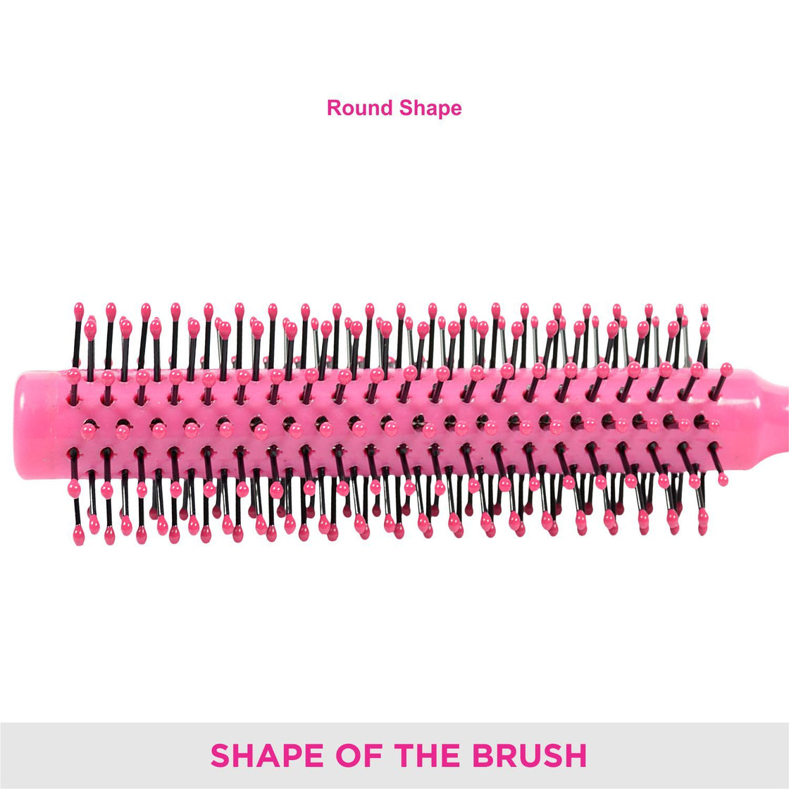 Vega R1-Rbb Round Hair Brush (Color May Vary)-3