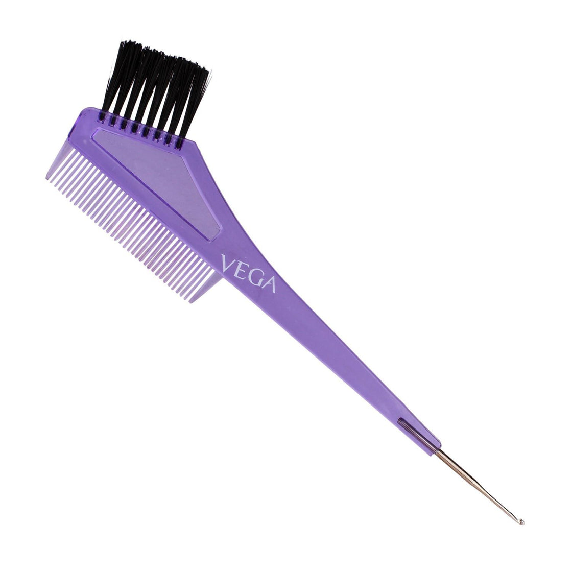 Vega Regular Comb With Dye Brush (1293 N) (Colour May Vary)