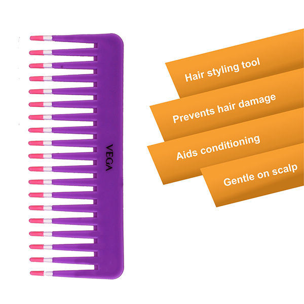 Vega Regular Hair Combs (1268) (Color May Vary)-6