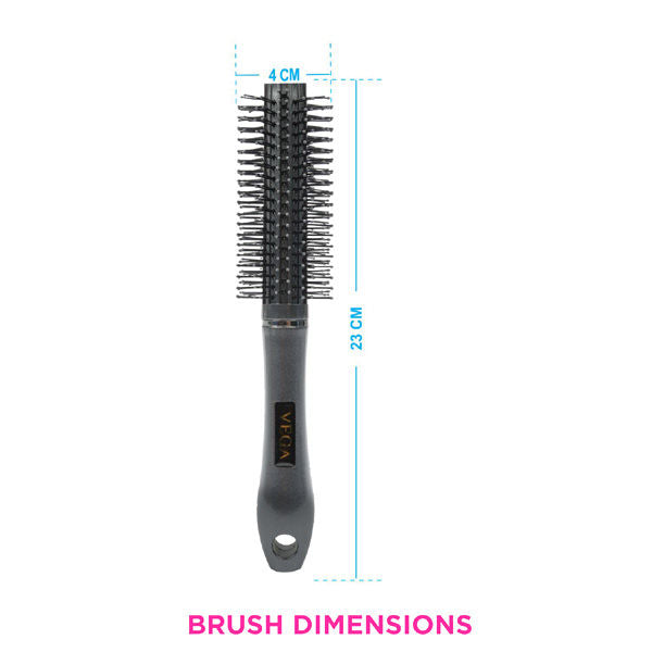 Vega Round & Curl Hair Brush (E10-Rb)-7
