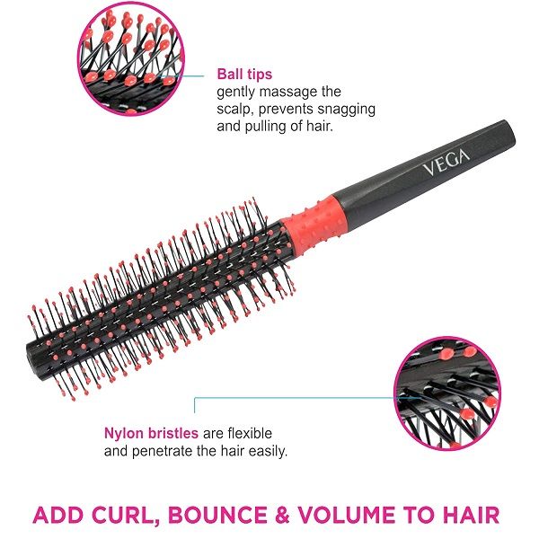 Vega Round Brush (R2-Rbb) (Color May Vary)-3