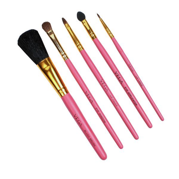 Vega Set Of 5 Brushes (Rv-05) (Color May Vary)