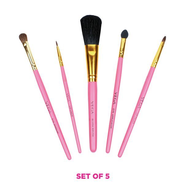 Vega Set Of 5 Brushes (Rv-05) (Color May Vary)-6