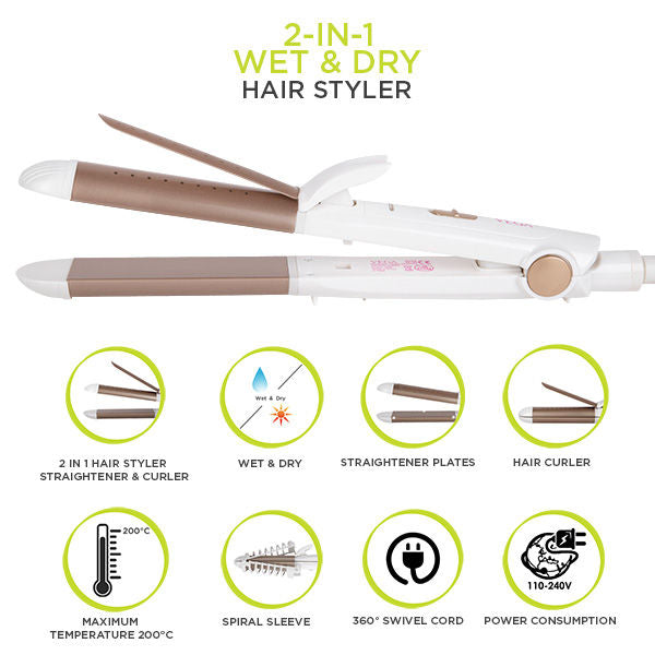 Vega Vhsc-02 2 In 1 Wet & Dry Hair Styler-8