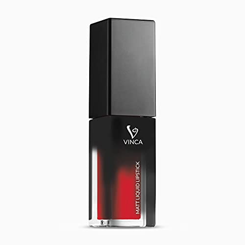 Vinca Matte Liquid Lipstick-Red Bomb-2