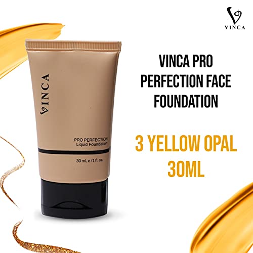 Vinca Pro-Perfection Liquid Foundation-Yellow Opal