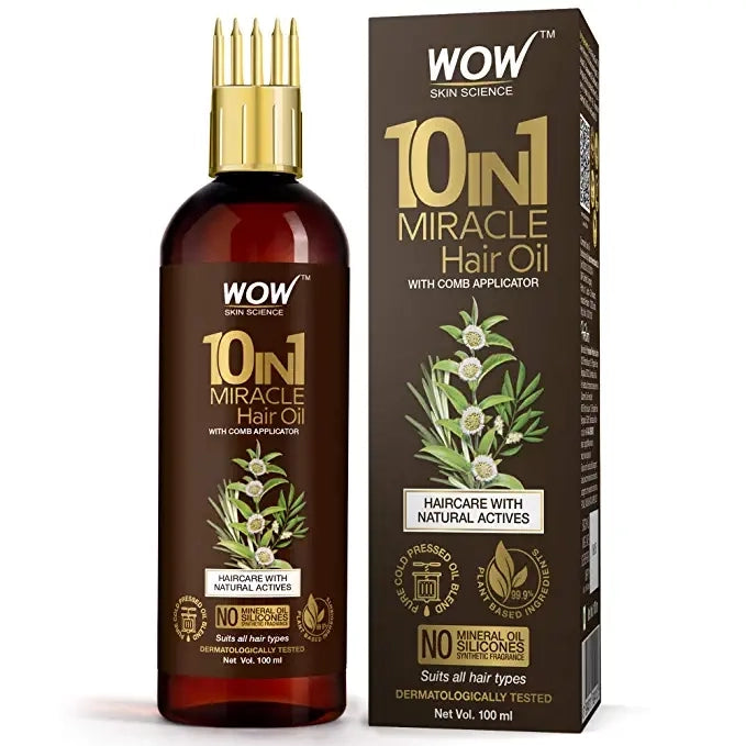 Wow Skin Science 10 In 1 Miracle Hair Oil (100 Ml)