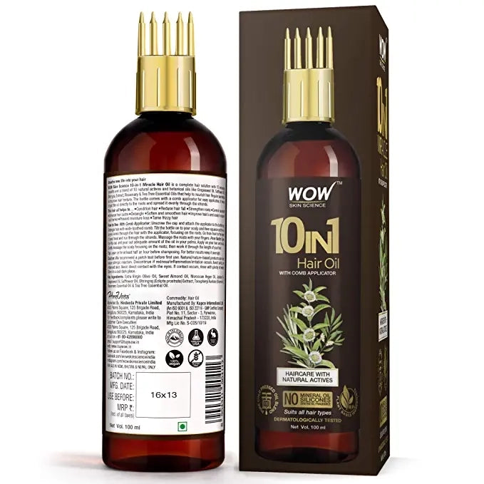 Wow Skin Science 10 In 1 Miracle Hair Oil (100 Ml)-3