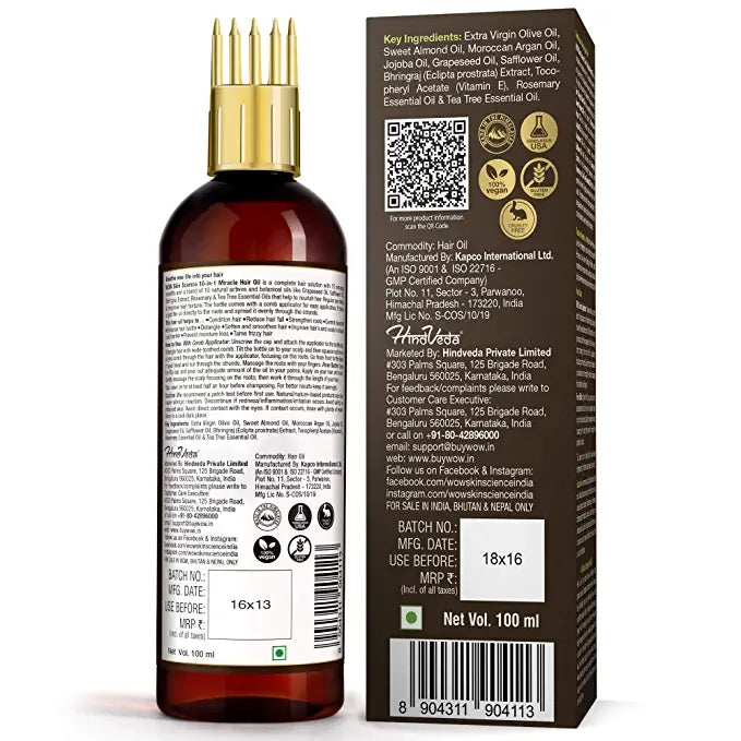 Wow Skin Science 10 In 1 Miracle Hair Oil (100 Ml)-4