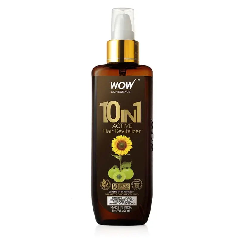 Wow Skin Science 10-In-1 Active Hair Revitalize (200 Ml)-3