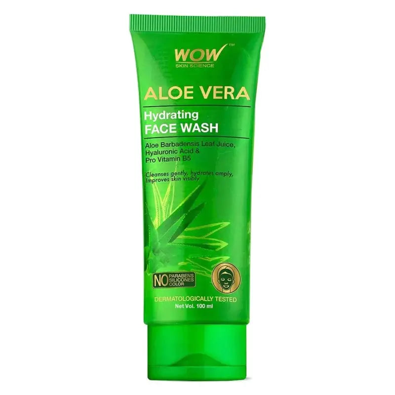 Wow Skin Science Aloe Vera Hydrating Face Wash (100 Ml)