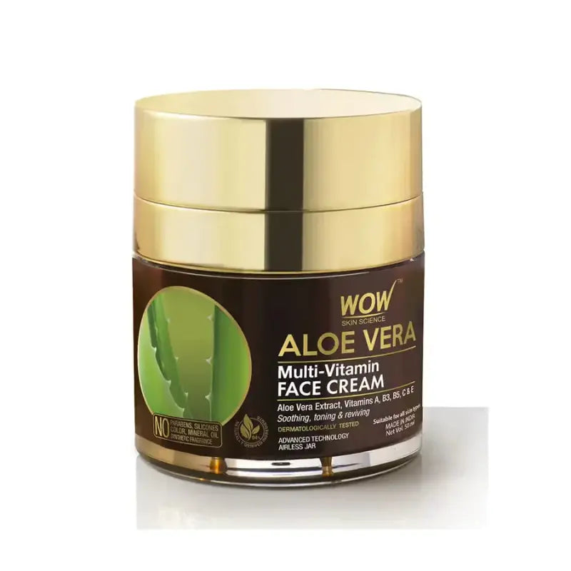 Wow Skin Science Aloe Vera Multi-Vitamin Face Cream (50 Ml)