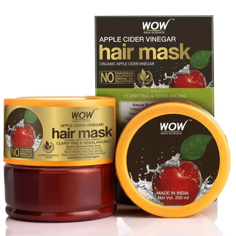 Wow Skin Science Apple Cider Vinegar Hair Mask (200 Ml)