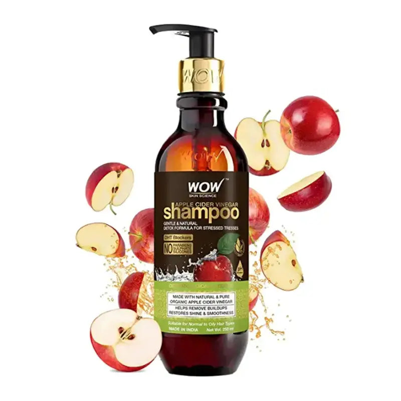 Wow Skin Science Apple Cider Vinegar Shampoo (250 Ml)