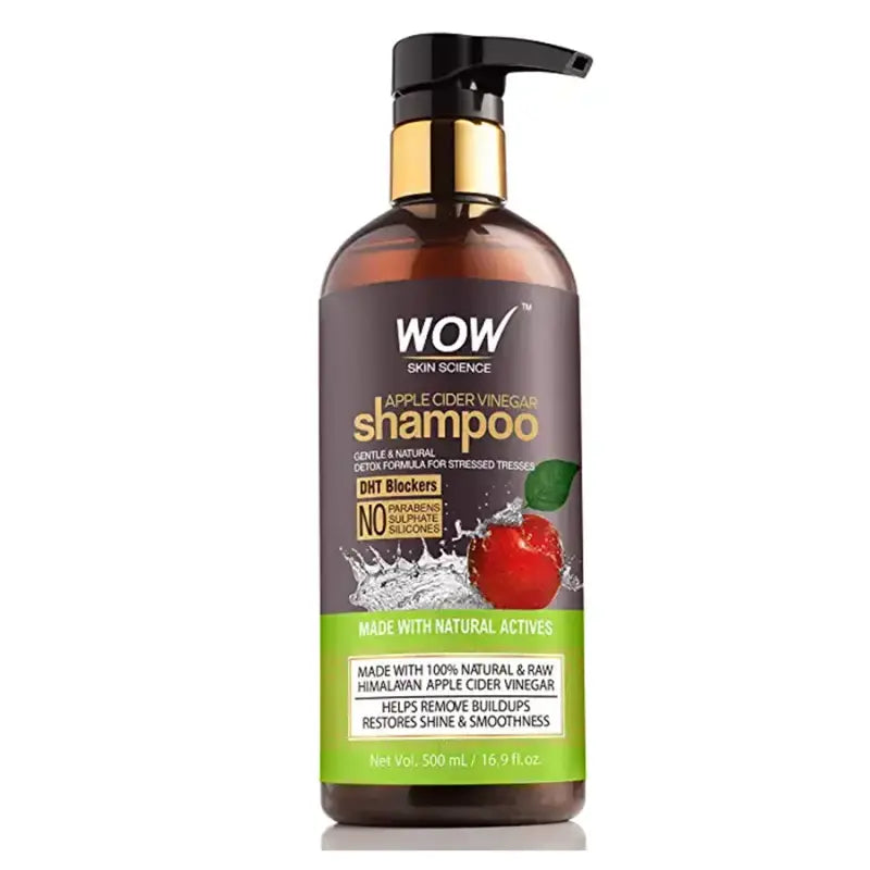 Wow Skin Science Apple Cider Vinegar Shampoo (500 Ml)