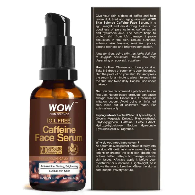 Wow Skin Science Caffeine Face Serum (30 Ml)-5