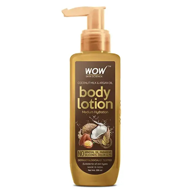 Wow Skin Science Coconut Milk And Argan Oil Body Lotion (200 Ml)