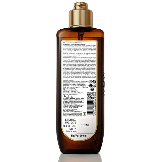 Wow Skin Science Coconut Milk Shampoo (200 Ml)-2