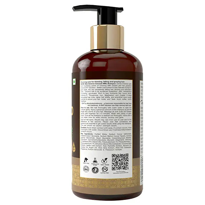 Wow Skin Science Coconut Milk Shampoo (500 Ml)-2