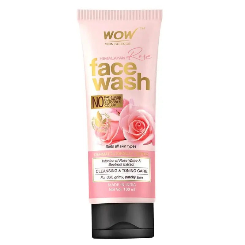 Wow Skin Science Himalayan Rose Face Wash (100 Ml)