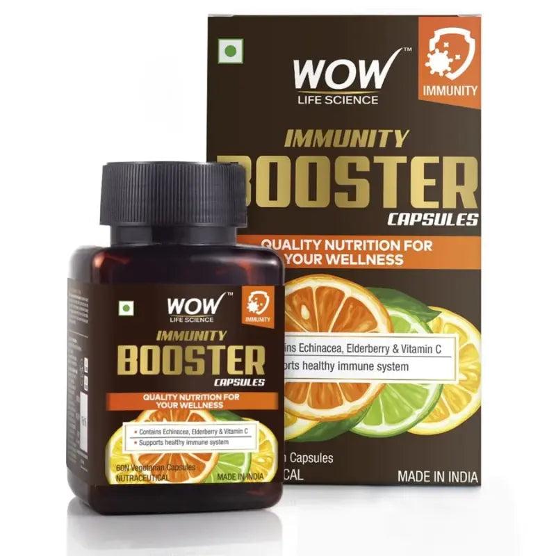 Wow Life Science Immunity Booster Capsules (60 Capsules)