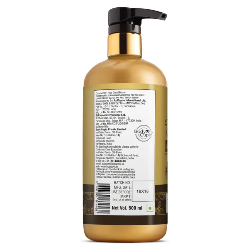 Wow Life Science Moroccan Argan Oil Conditioner For Dry, Rough & Frizzy Hair (500 Ml)-2