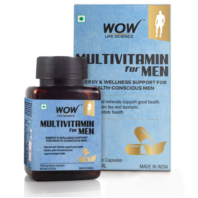 Wow Life Science Multivitamin Capsules For Men (30 Capsules)