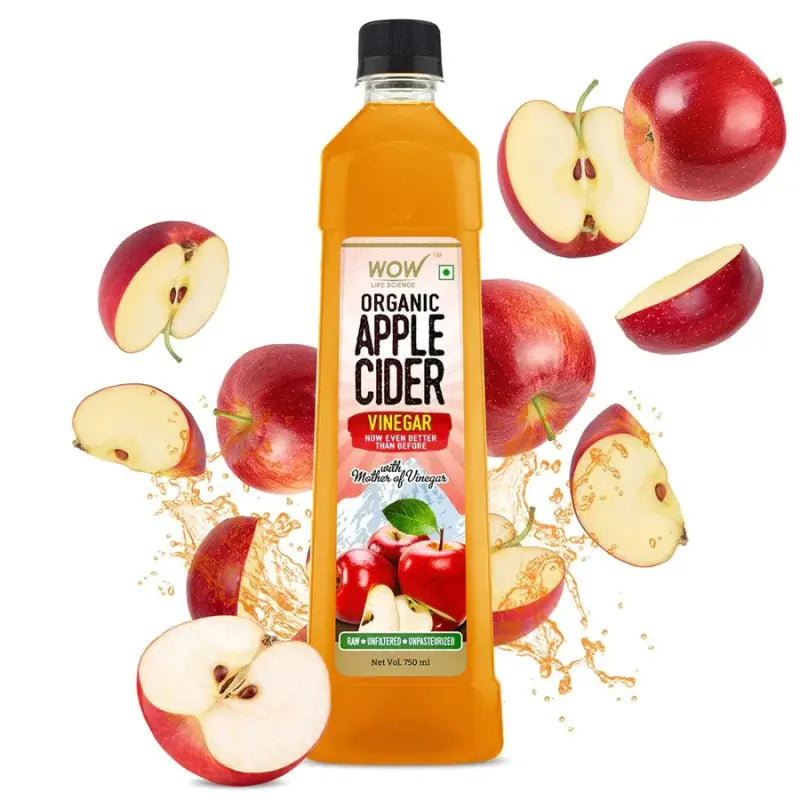 Wow Life Science Organic Apple Cider Vinegar (750 Ml)-2