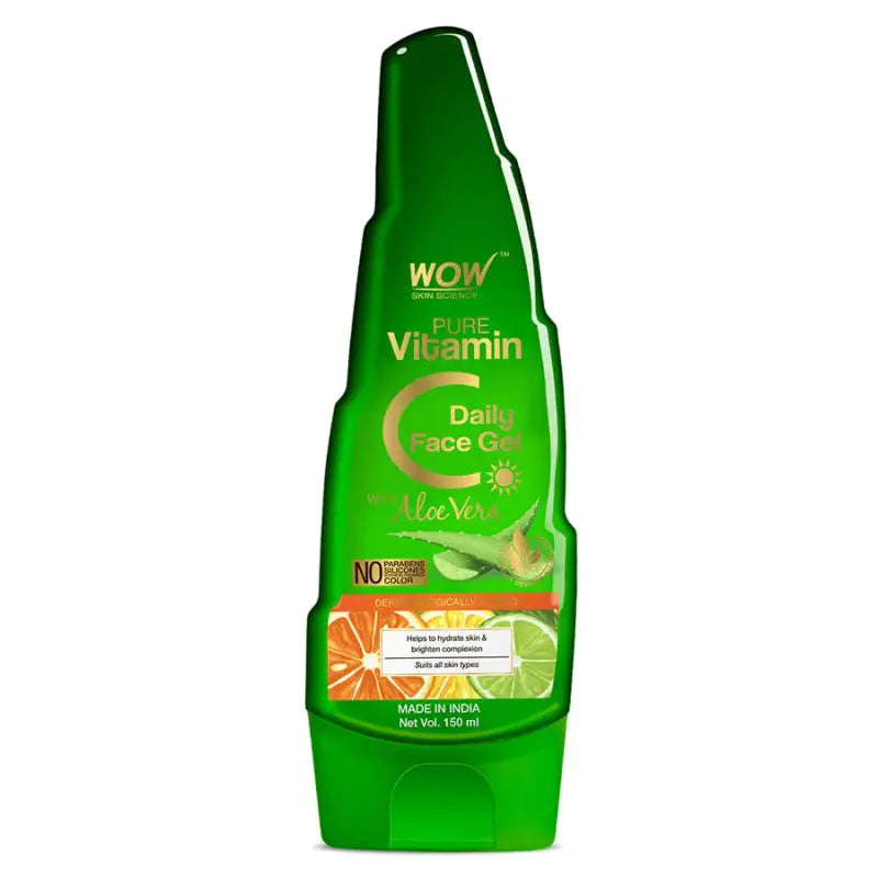 Wow Skin Science Pure Vitamin C Daily Face Gel With Aloe Vera (150 Ml)