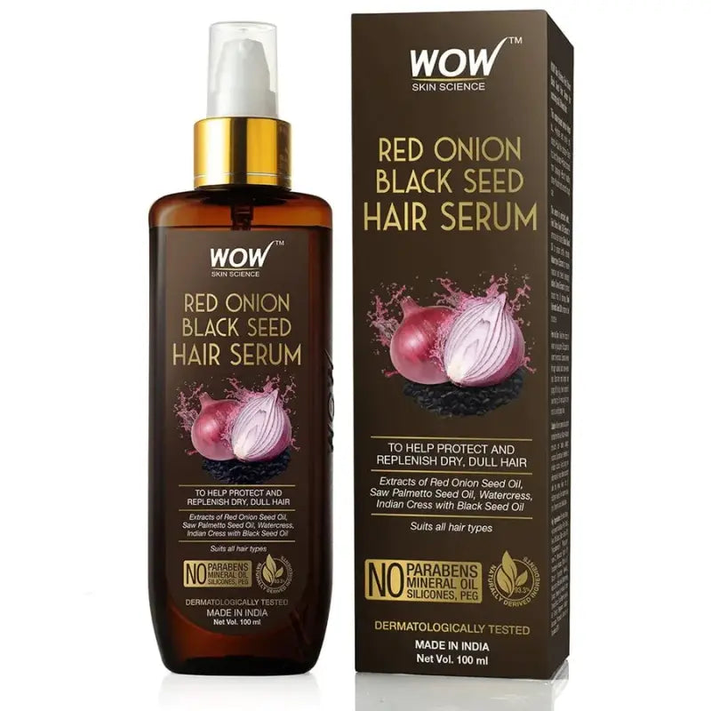 Wow Skin Science Red Onion Black Seed Hair Serum (100 Ml)