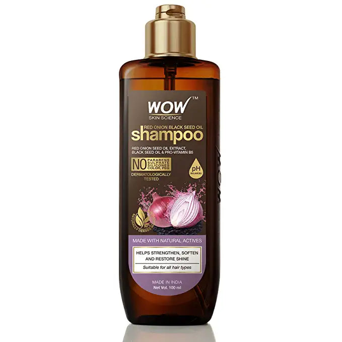Wow Skin Science Red onion Black Seed Oill + Shampoo Combo
