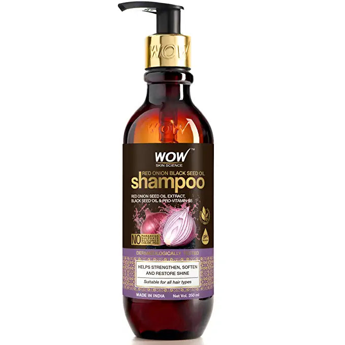 Wow Skin Science Red Onion Black Seed Oil Shampoo (250 Ml)