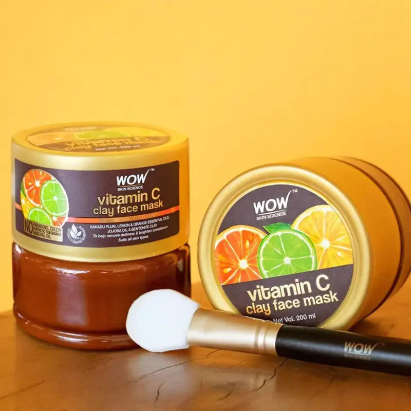 Wow Skin Science Vitamin C Glow Clay Face Mask (200 Ml)-2
