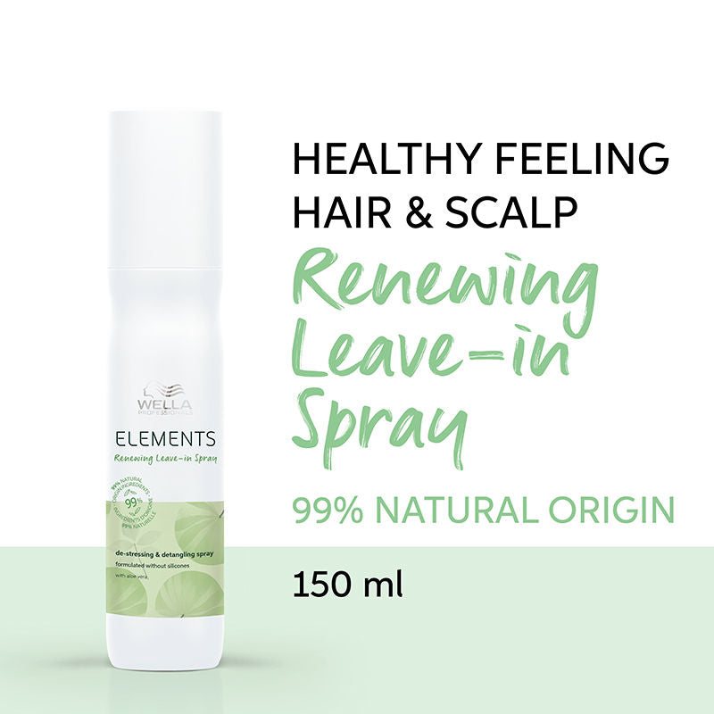 Wella Professionals Elements Renewing Leave-In Spray-For All Hair Types, Normal To Oily Scalp (150Ml)-8