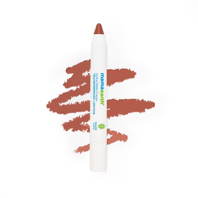 Mamaearth Hydra-matte Crayon Transferproof Lipstick With Argan Oil - Cappuccino Brown