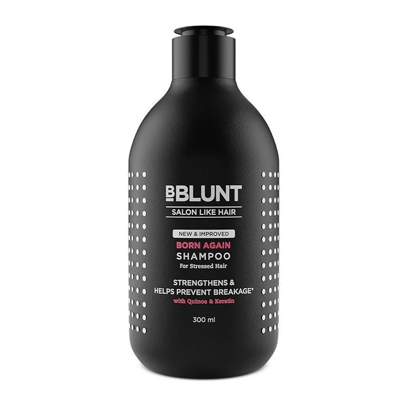 Bblunt Born Again Shampoo With Quinoa & Keratin For Stressed Hair (300Ml)