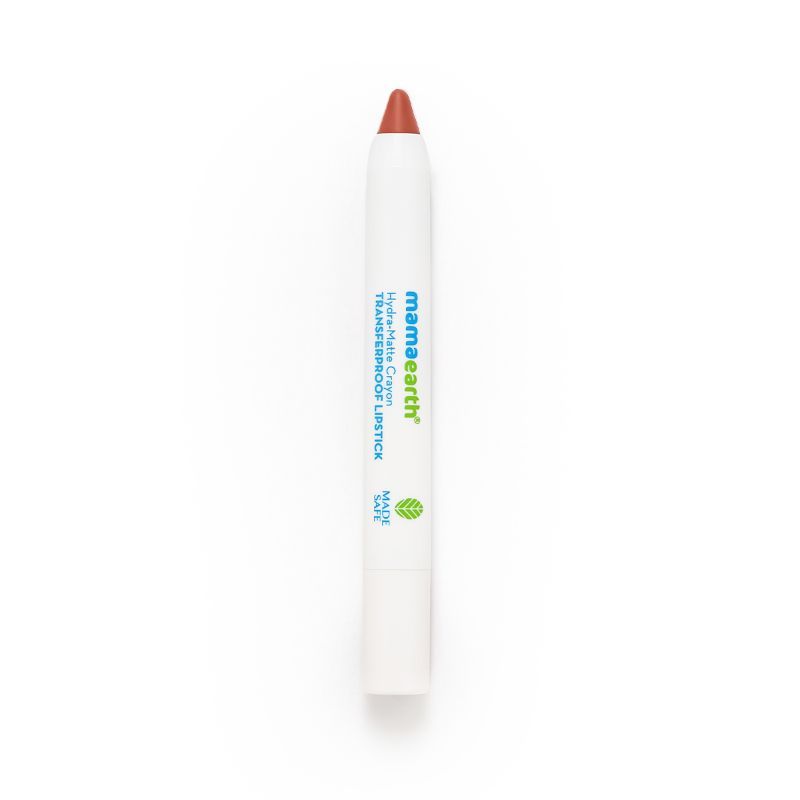 Mamaearth Hydra-matte Crayon Transferproof Lipstick With Argan Oil - Cafe Latte Nude-3