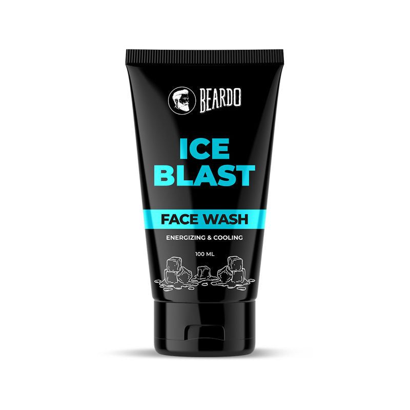 BEARDO Ice Blast Menthol cooling Facewash for Men (100ml)