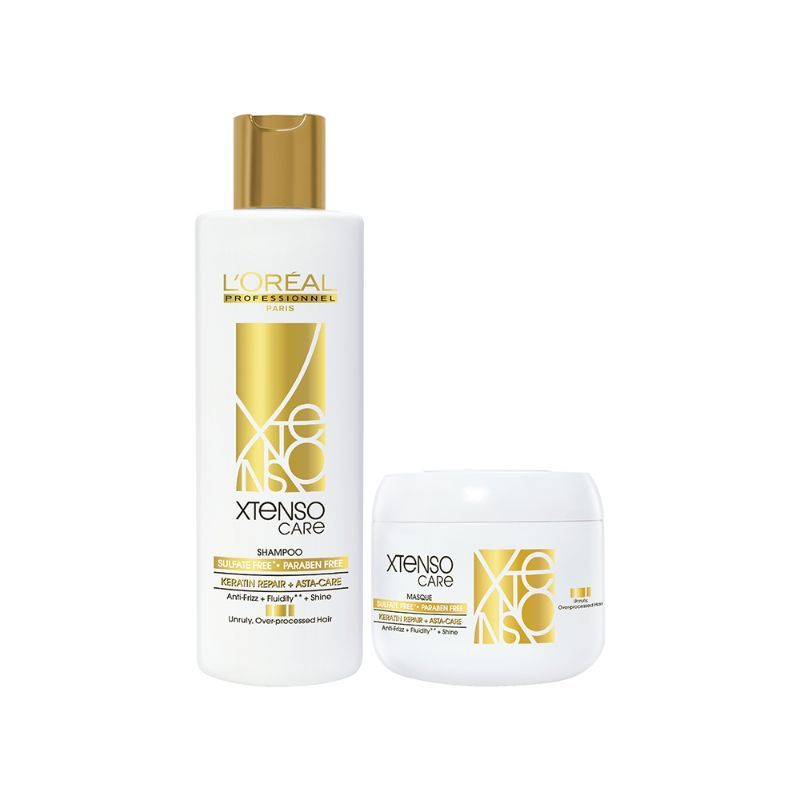 Loreal Professional X-Tenso Care Sulfate free Shampoo 250 ml & Masque 200 ml