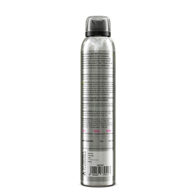 Bblunt Hotshot Finish Spray Delivers Radiant, Salon-Like Gloss (200Ml)-2