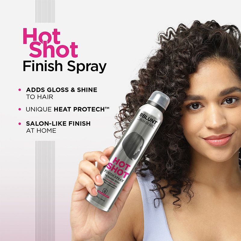 Bblunt Hotshot Finish Spray Delivers Radiant, Salon-Like Gloss (200Ml)-3