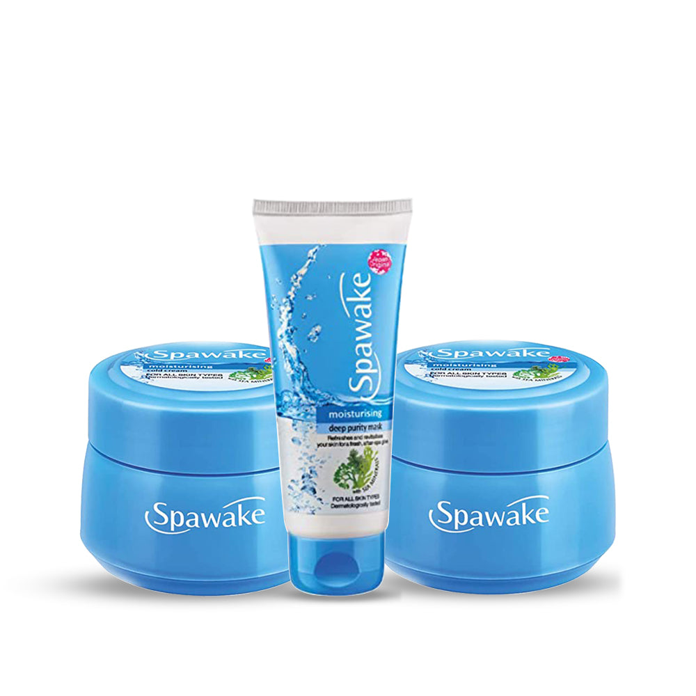 Spawake Moisturising Cold Cream Free Face Mask With Vitamin E - Deep Purity Mask 50+60G