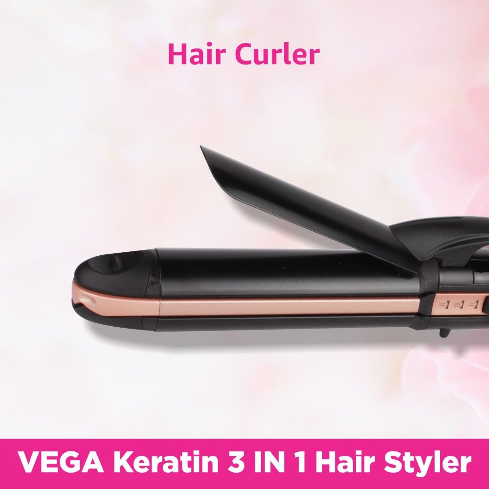 Vega 3-In-1 Keratin Hair Styler (Vhscc-03) - Rose Gold-3
