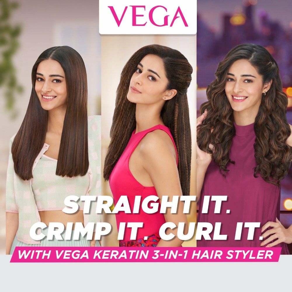 Vega 3-In-1 Keratin Hair Styler (Vhscc-03) - Rose Gold-6