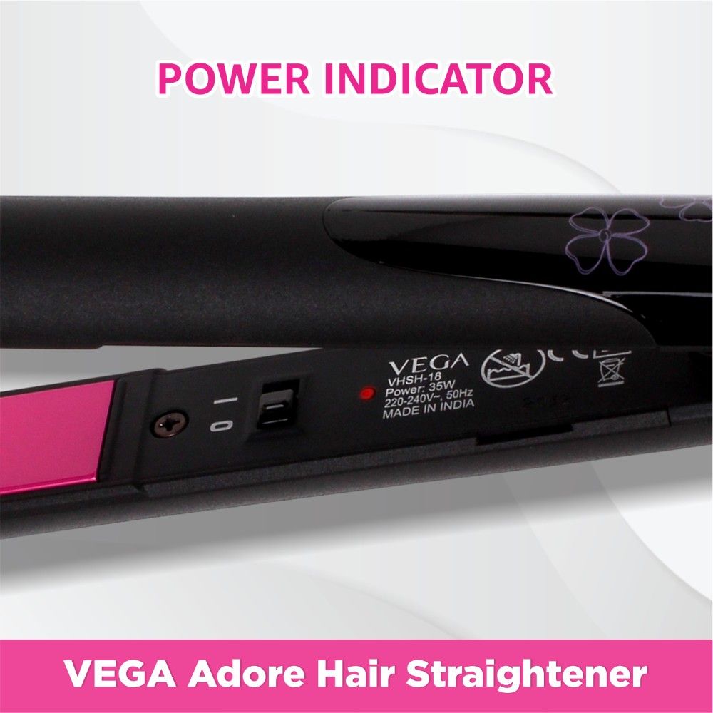 Vega Adore Flat Hair Straightener -Vhsh-18-3