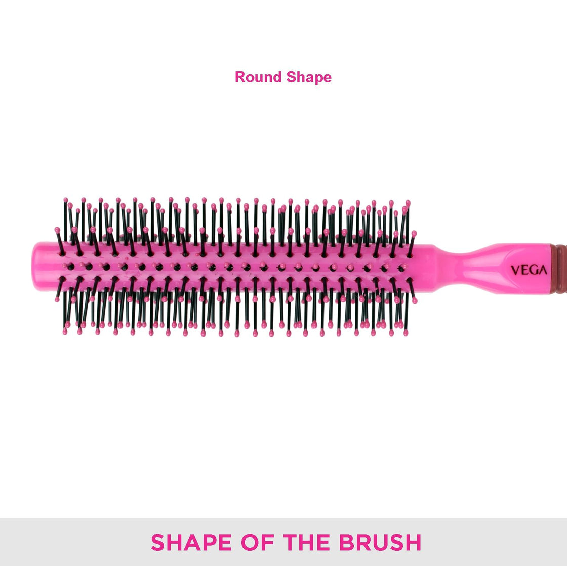 Vega Basic Collection Hair Brush (R1-Rb) (Color May Vary)-3